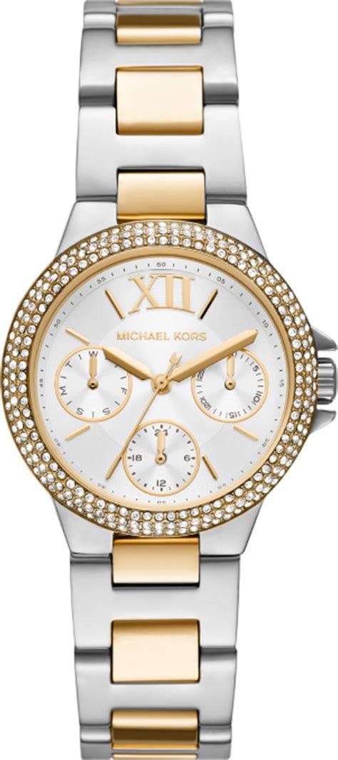 michael kors mini camille watch gold|Michael Kors camille pave watch.